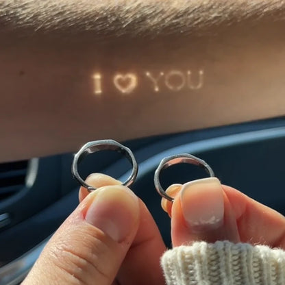 "I love you" Reflect Ring